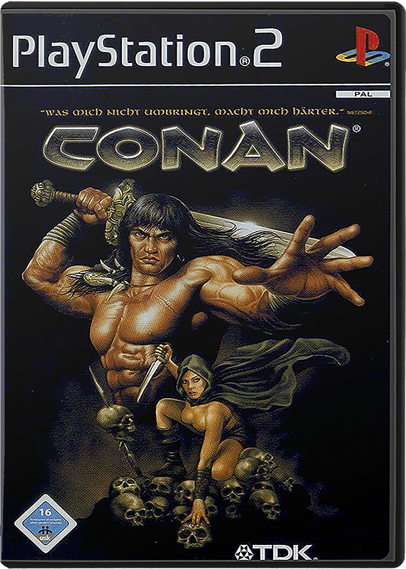 Conan box art for Playstation 2